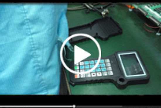4.3寸机械手手控器（示教器）安装更换配件操作视频